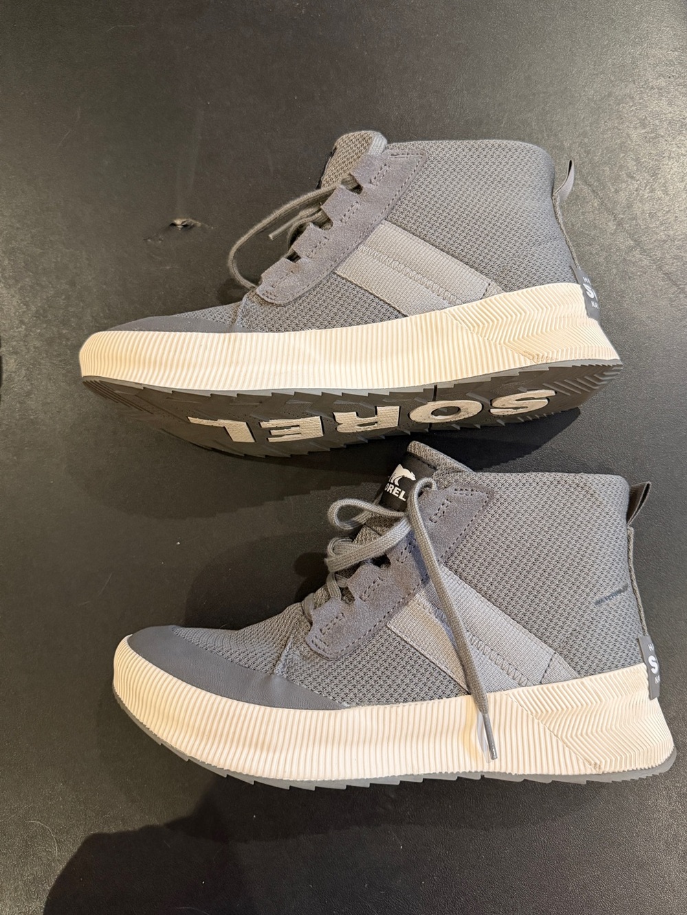 Sorel Gray High-Top Women's Sneaker Waterproof Boots